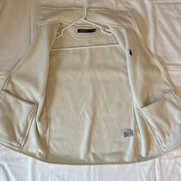 Ralph Lauren Polo Golf Women’s Polartech Vest Cream Winter White - Picture 8 of 10